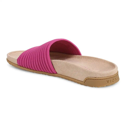 Evie Knit Slide Sandal Rose Violet