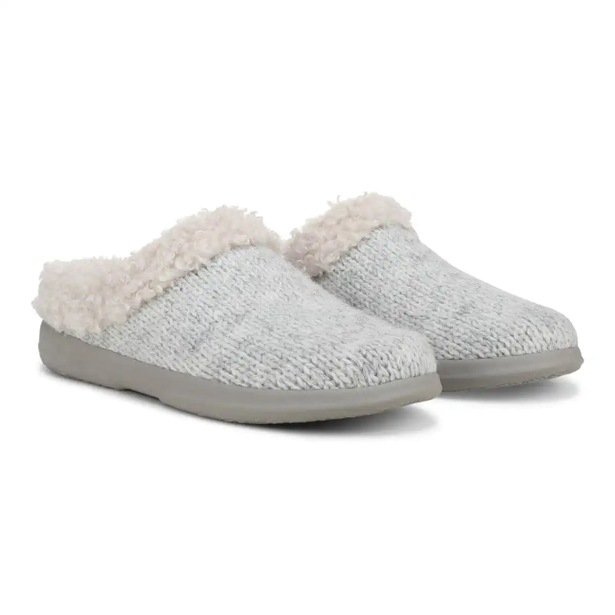 Cheyenne Mule Slipper Light Grey