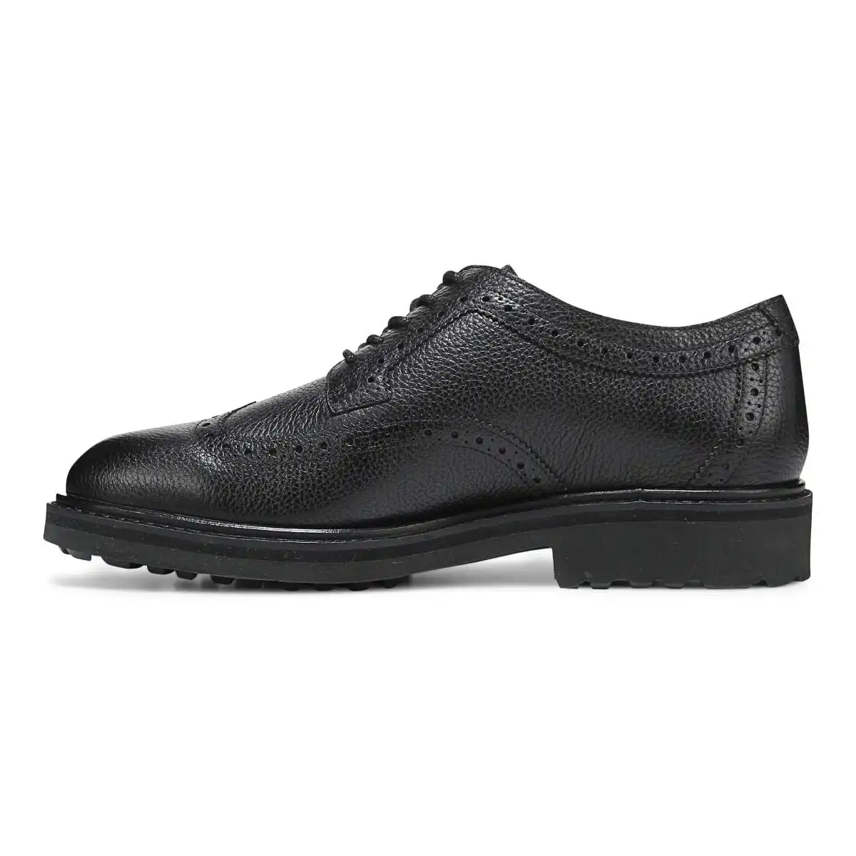 Lombard Oxford Lace Up Black Leather