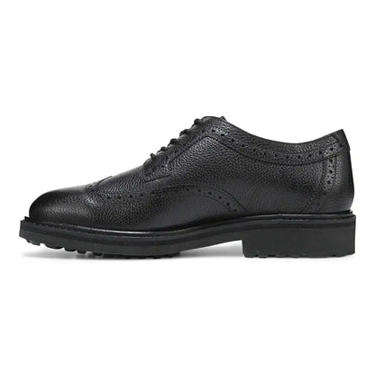 Lombard Oxford Lace Up Black Leather