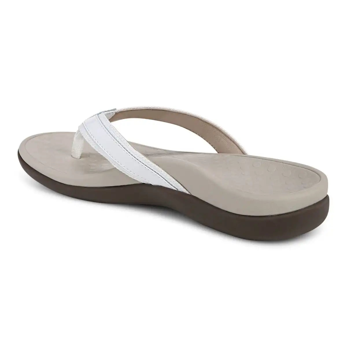 Tide II Toe Post Sandal White