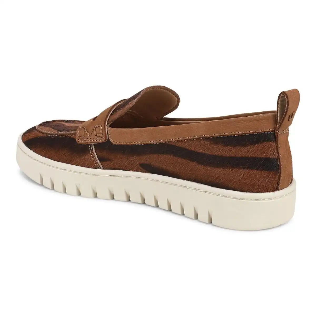 Uptown Loafer Brown Tiger Print Calf Hair