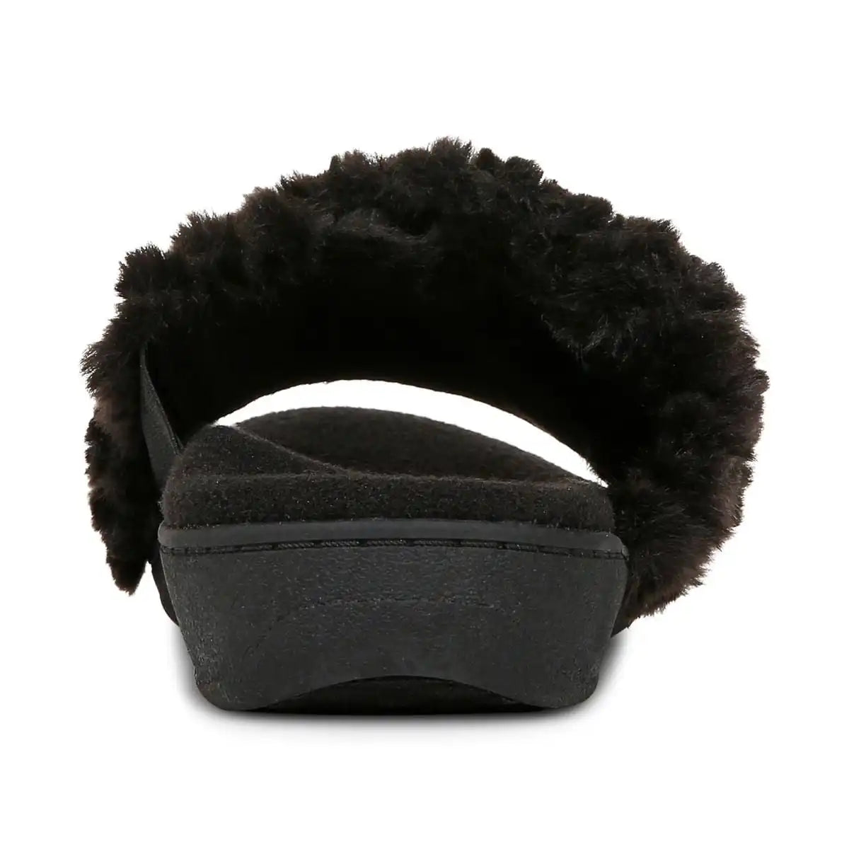 Relax II Slippers Black Fur