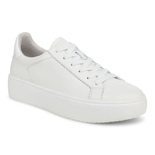 Emilia Platform Sneaker White Leather