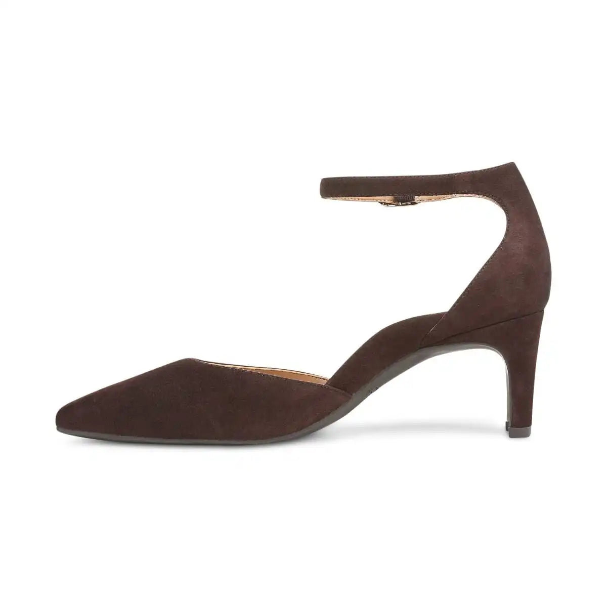 Scarlett Dress Heel Cafe Noir Suede