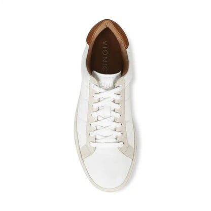 Lucas II Lace Up Sneaker White Cream Leather