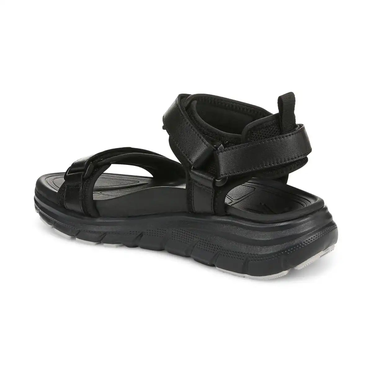 Walk Max Wanderer Sandal Black Leather