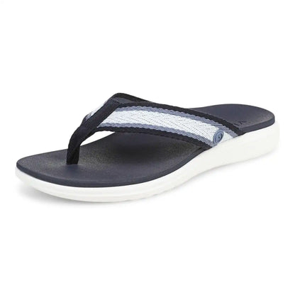 Beach Indigo Toe Post Sandal Navy Blazer Multi