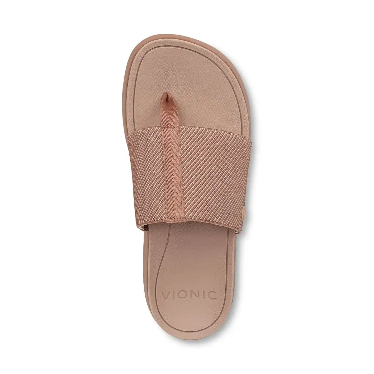 Beach Aqua Platform Toe Post Sandal Mocha Mousse