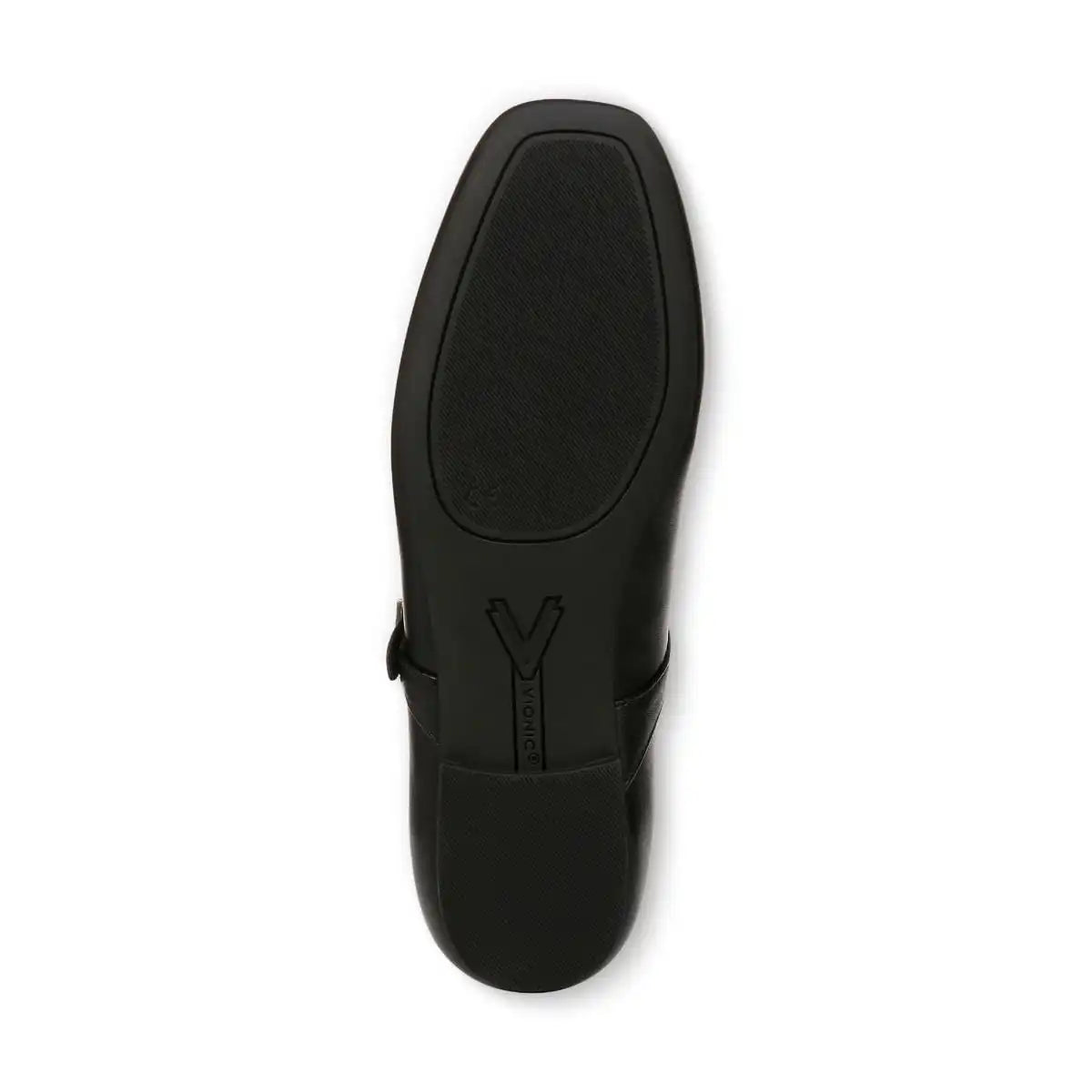 Alameda Mary Jane Flat Black Leather