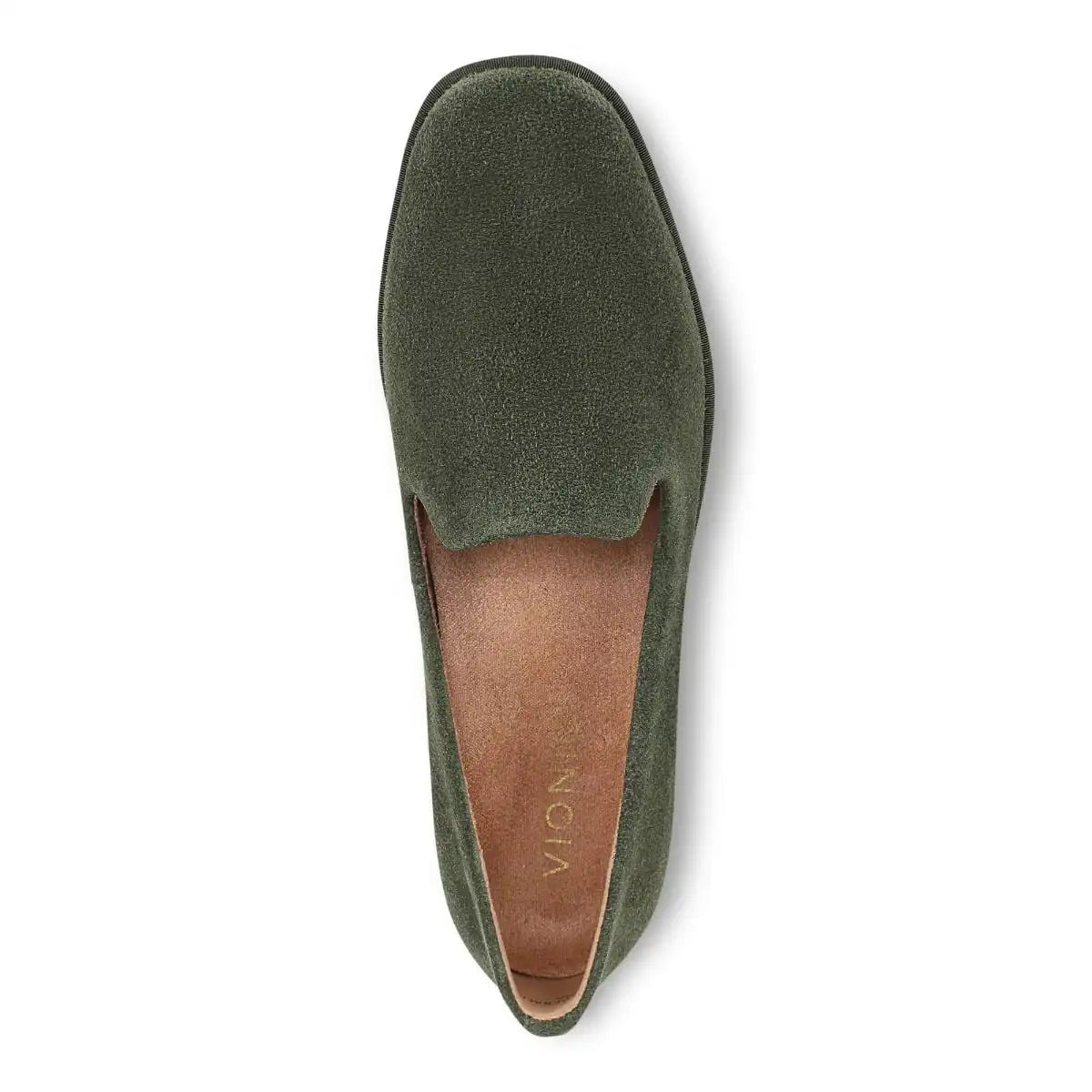 Willa 2.0 Slip on Flat Olive Moss Suede