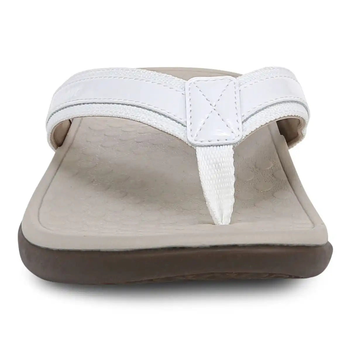 Tide II Toe Post Sandal White