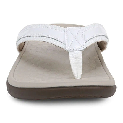 Tide II Toe Post Sandal White