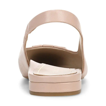 Gabriela Slingback Flat Rugby Tan Leather