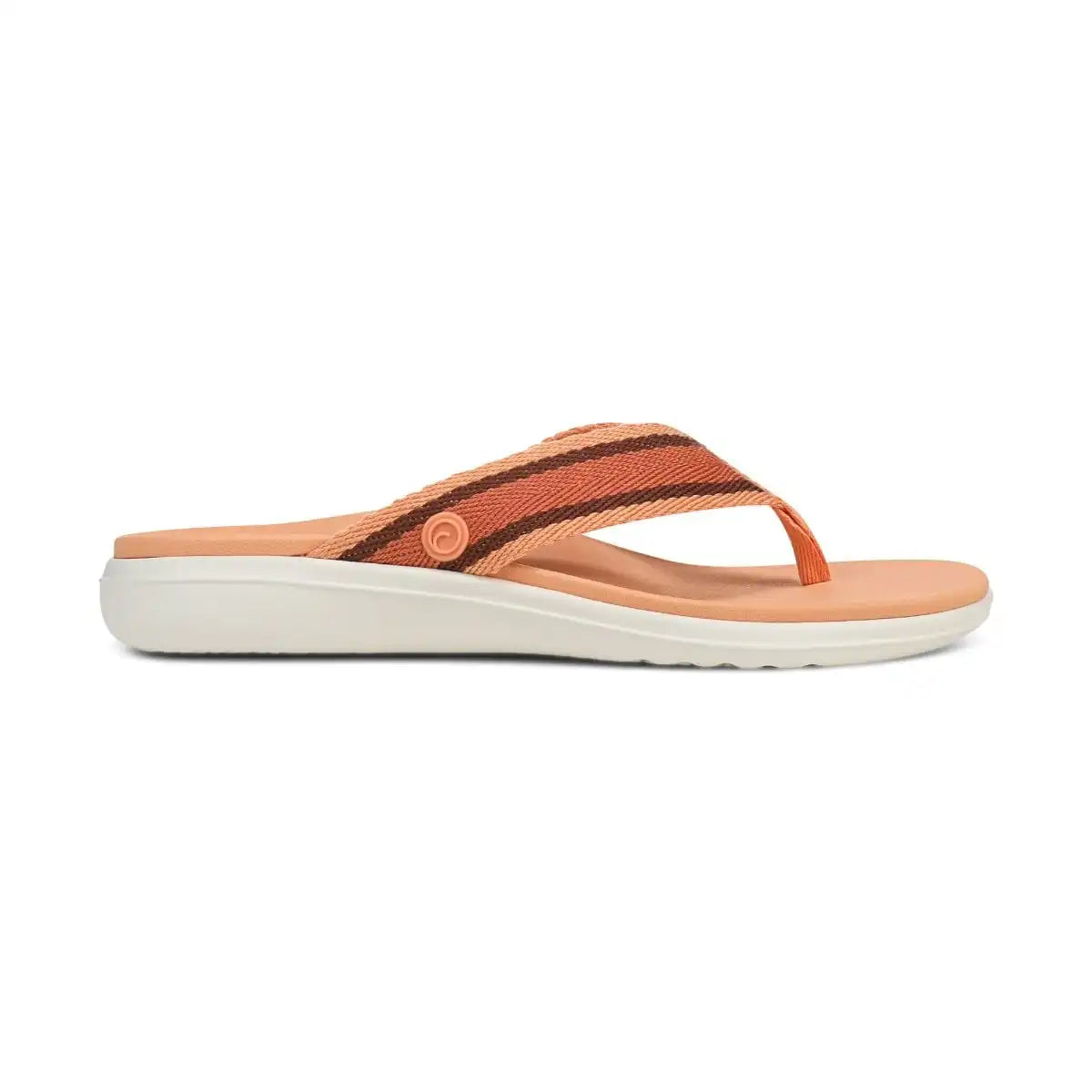 Beach Indigo Toe Post Sandal Shell Coral Multi