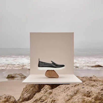 Uptown Willa Slip On Sneaker Black Leather