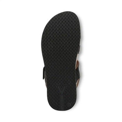 Eureka Strappy Sandal Black Leather
