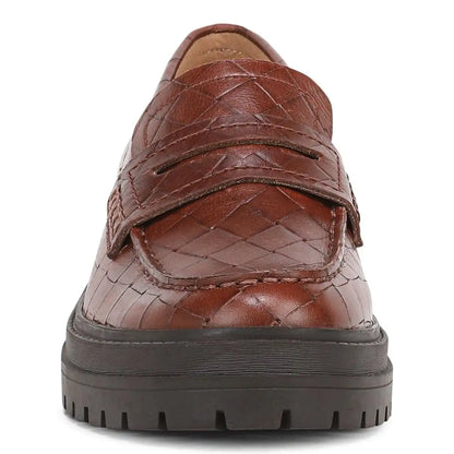 Georgia Lug Sole Loafer Bread Brown Leather