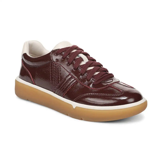 City Walk Sneaker Redwood Wine Patent