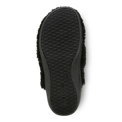 Gemma II Mule Slippers Black Shearling