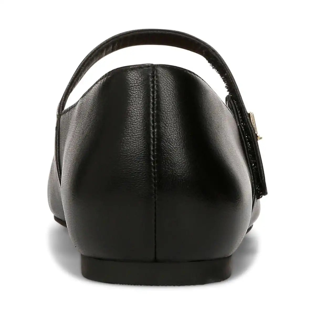 Alameda Mary Jane Flat Black Leather
