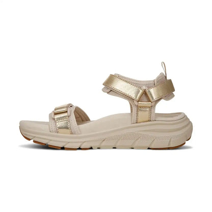 Walk Max Wanderer Sandal Gold Leather