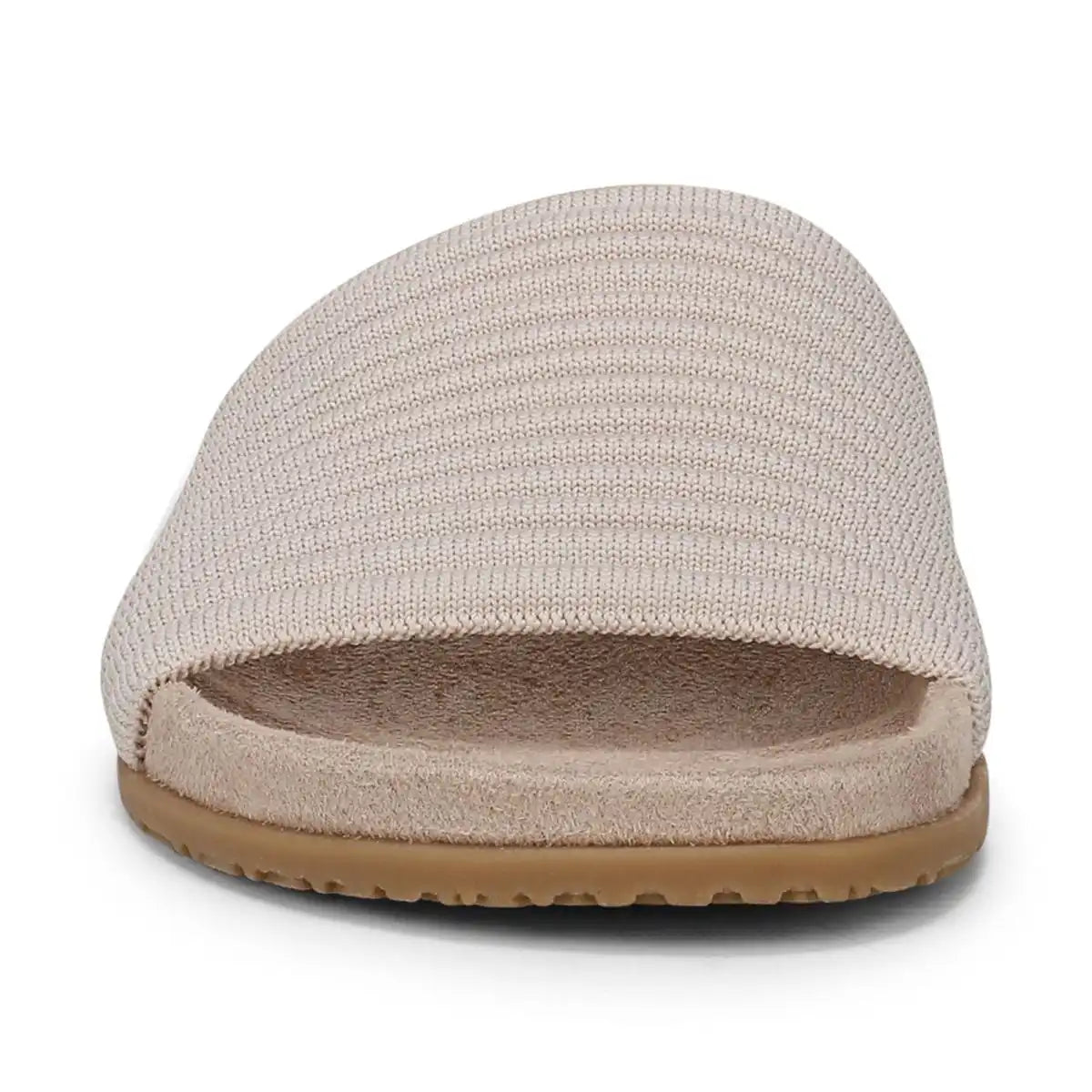 Evie Knit Slide Sandal Cream