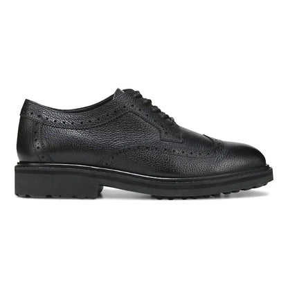 Lombard Oxford Lace Up Black Leather