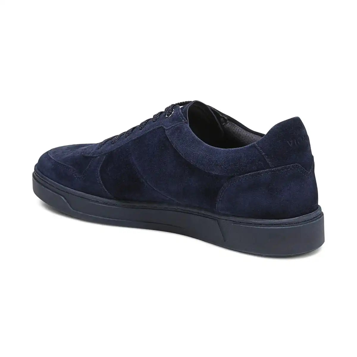 Lucas Court Lace Up Sneaker Navy Blazer Suede