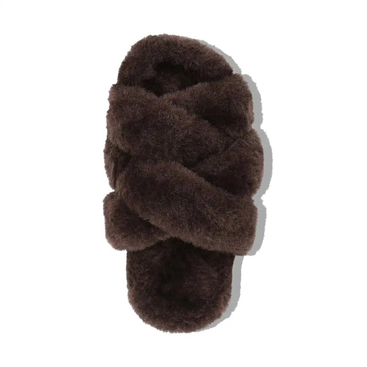Peppa Open Toe Slipper Dark Brown