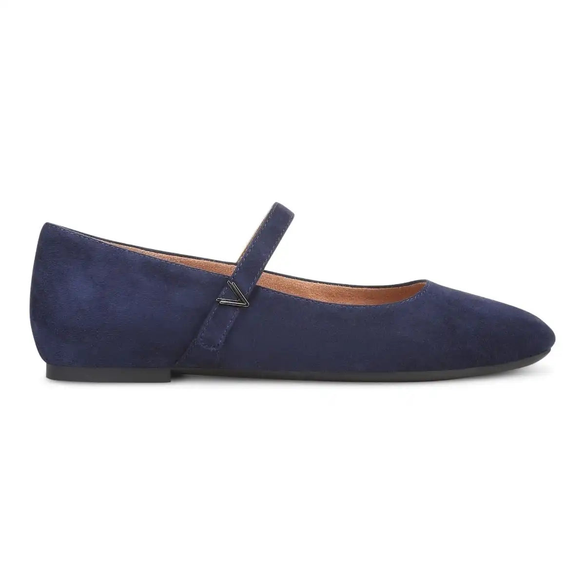 Alameda Mary Jane Flat Navy Suede