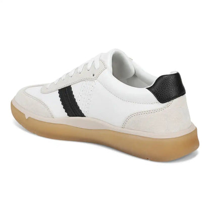 City Walk Sneaker White Black Leather