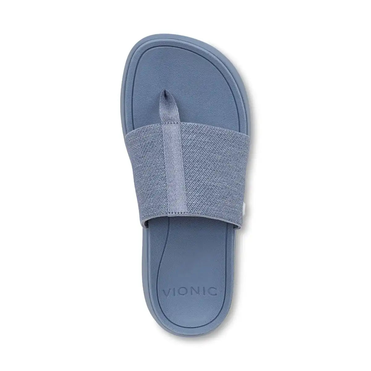 Beach Aqua Platform Toe Post Sandal Pacific Blue