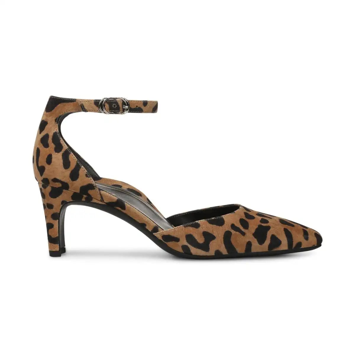 Scarlett Dress Heel Tan Leopard Print Suede