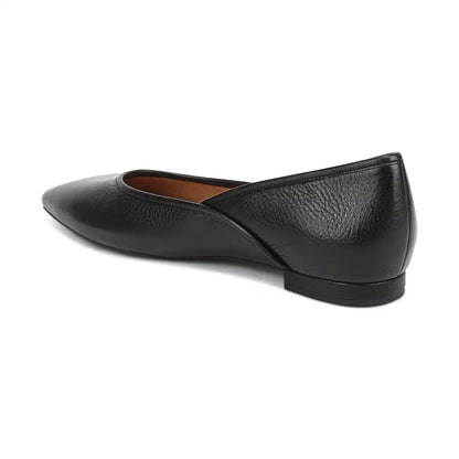 Gracia Ballet Flat Black Leather