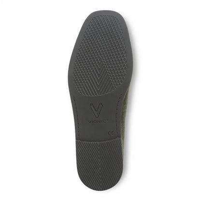 Willa 2.0 Slip on Flat Olive Moss Suede