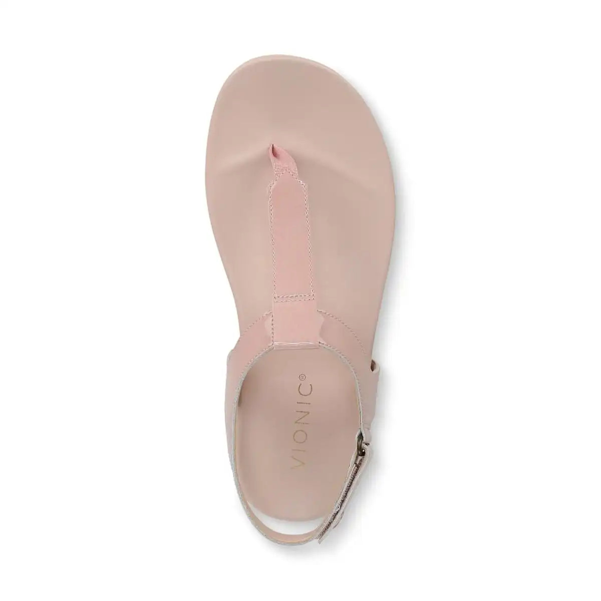 Palisades Toe Post Ankle Strap Sandal Smokey Rose Patent