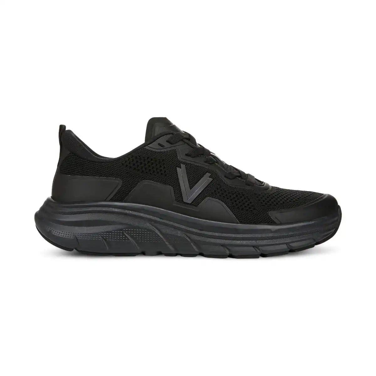 Men's Walk Max Lace Up Sneaker Black Black