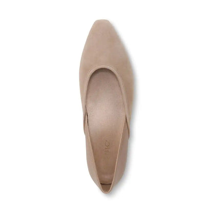 Gracia Ballet Flat Gunmetal Leather