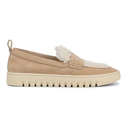 Uptown Cozy Loafer Iced Coffee Suede