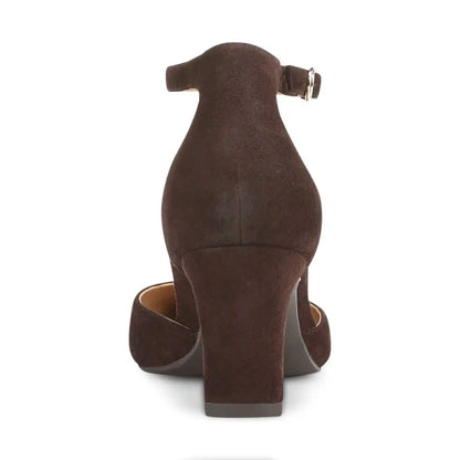 Scarlett Dress Heel Cafe Noir Suede