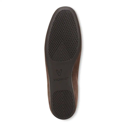 Larissa Wedge Flat Driftwood Suede