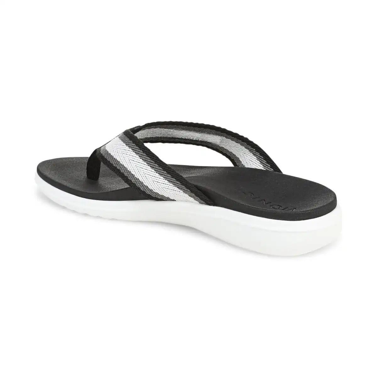 Beach Indigo Toe Post Sandal Black Multi