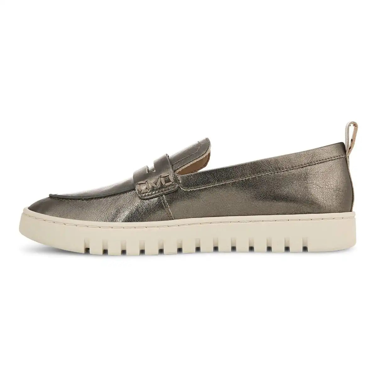 Uptown Loafer Gunmetal Leather