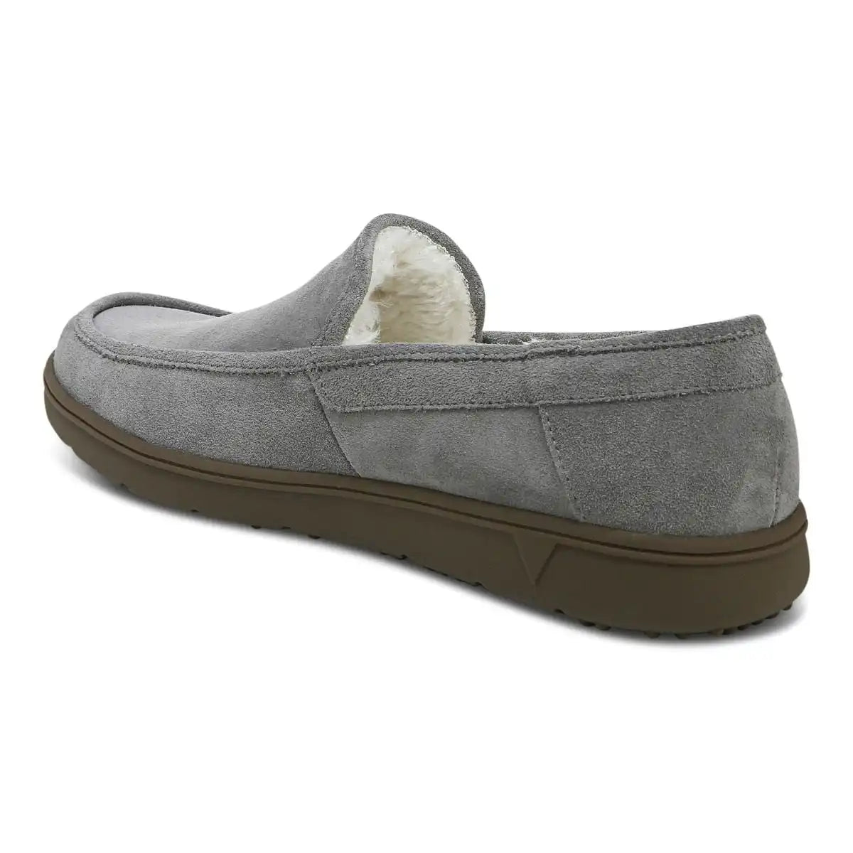 Gustavo Slipper Charcoal Suede