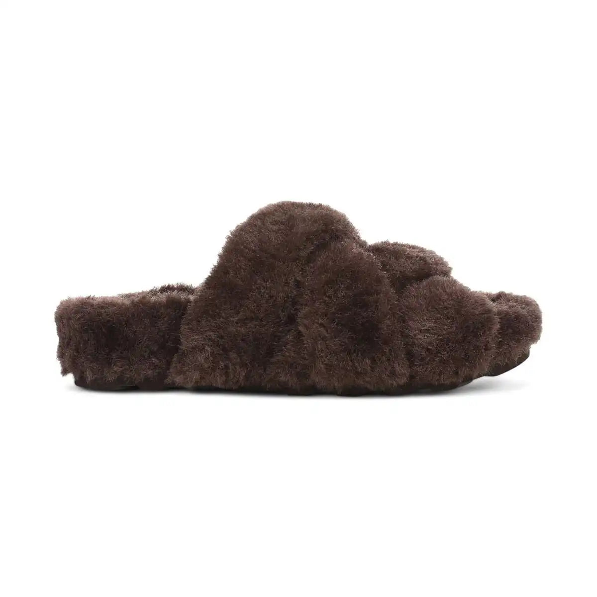 Peppa Open Toe Slipper Dark Brown