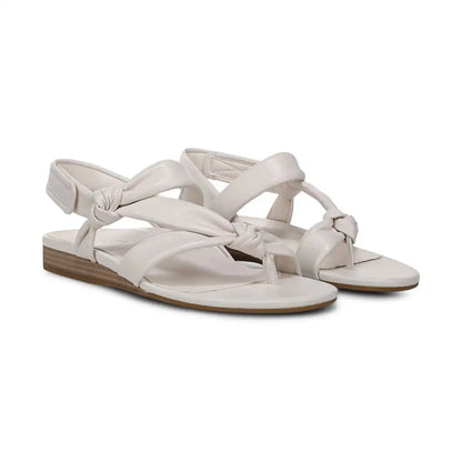 Geneva Strappy Toe Post Sandal Sea Salt Leather