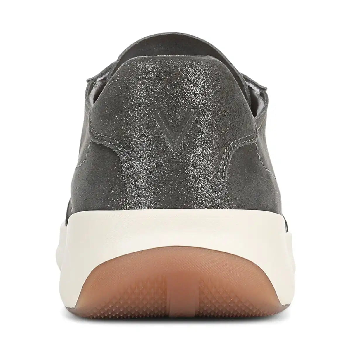 Uptown Sneaker Charcoal Shimmer Leather