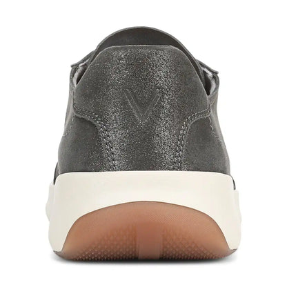 Uptown Sneaker Charcoal Shimmer Leather