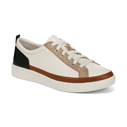 Winny Sneaker Ivory Black Leather